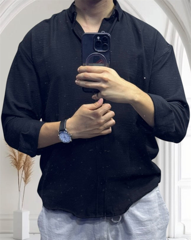 CHEMISE LIN NOIR 🖤