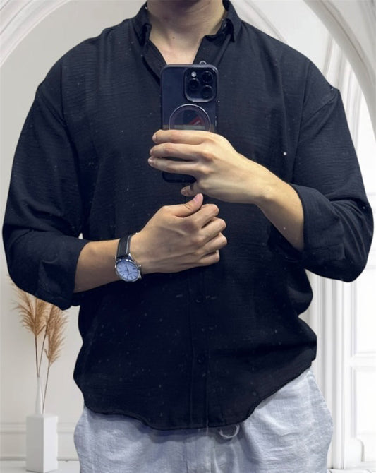 CHEMISE LIN NOIR 🖤